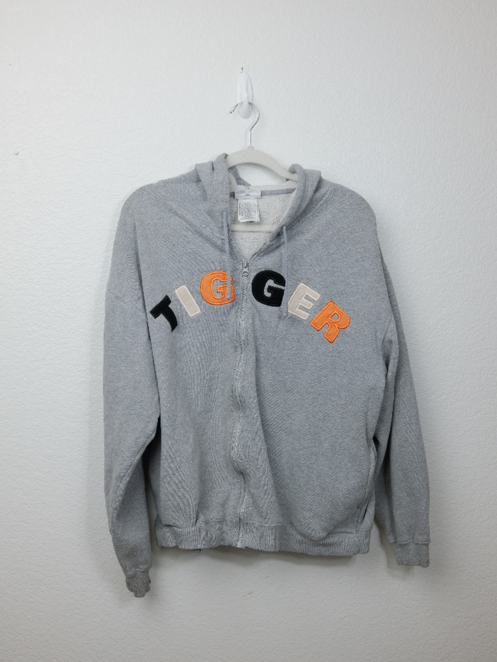 Womens Size M - TIGGER x DISNEYLAND Hoodie Sweater Full Zip Embroidered